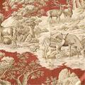 Magnolia Brush Manufacturers Cagney Fabric in Fire 3849